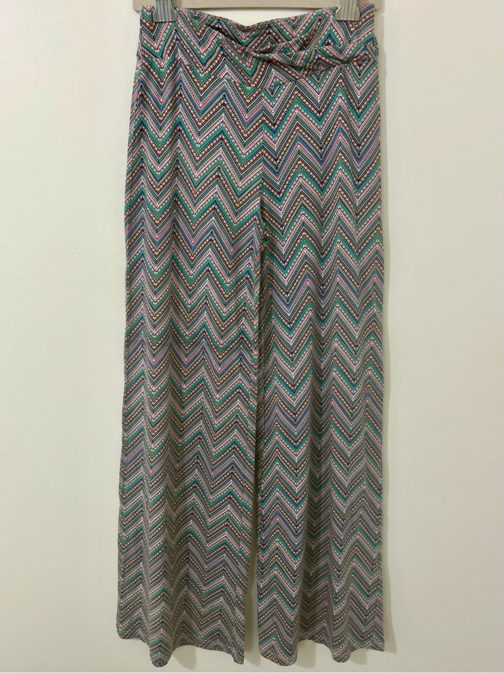 Satva Boho Flare Palazzo Bodhi Bell Wide Leg Pants Organic Cotton M